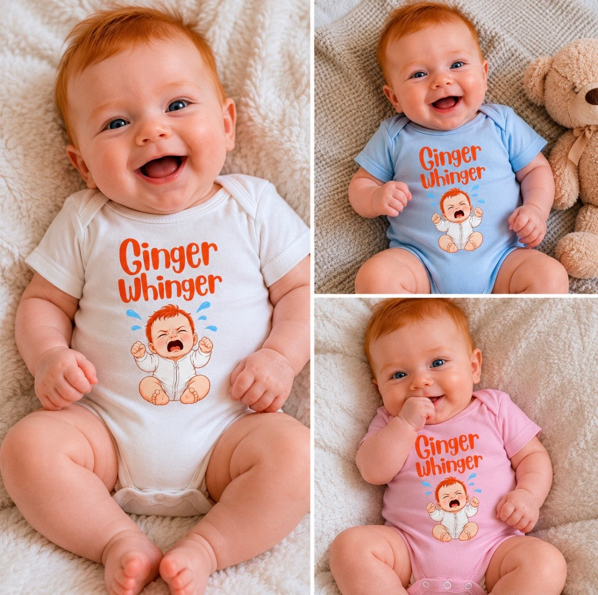 Ginger Whinger Baby Bodysuit